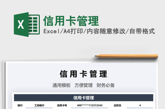 2025年信用卡管理