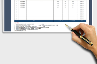 2025年服务报价单明细表