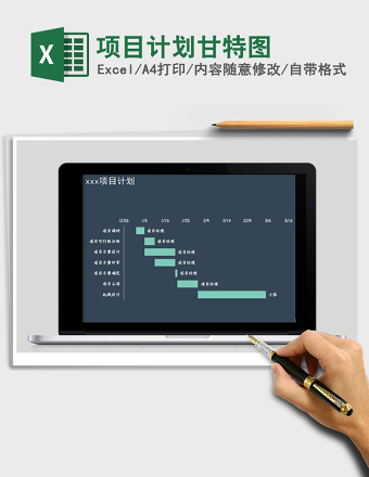 2025年项目计划甘特图