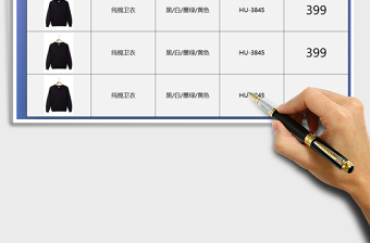 2025年商品销售报价表