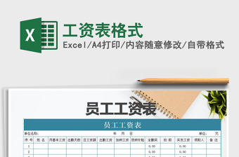 2025年工资表格式