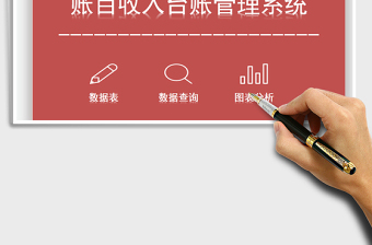 2025年账目收入数额管理系统