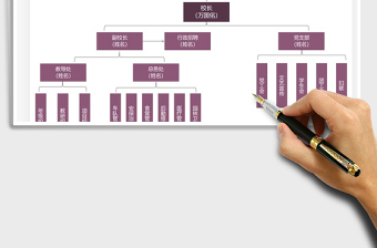 2025年学校组织架构图