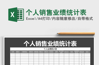 2025年个人销售业绩统计表