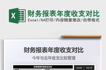 2025年财务报表年度收支对比