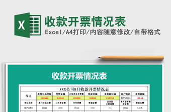 2025年收款开票情况表
