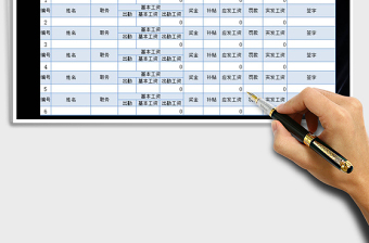 2025年施工工地工资表