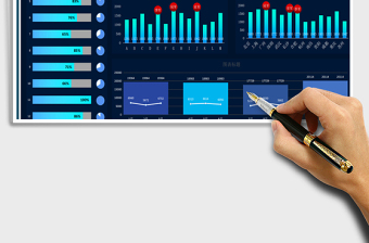 2024年销售数据可视化图表