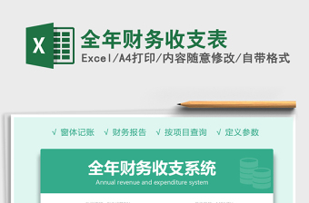 2024年全年财务收支表