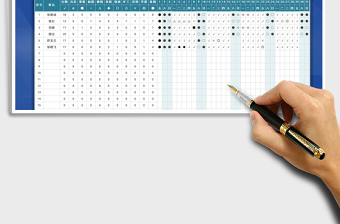 2025年月度考勤值班表