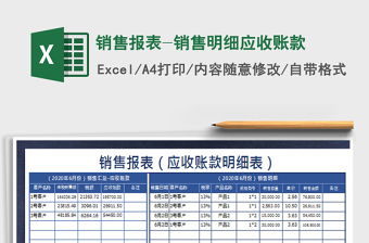 2025年销售报表-销售明细应收账款