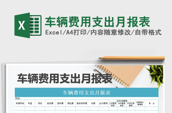 2025车辆费用excel表格图片大全