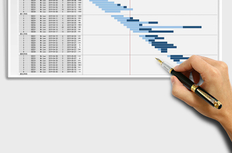 2024年全动态项目管理表 甘特图