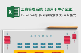 2025年工资管理系统（适用于中小企业）