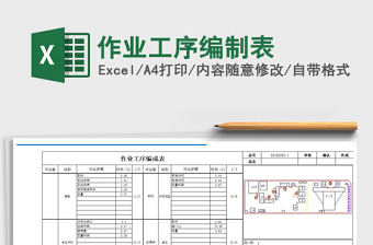 2024年作业工序编制表免费下载