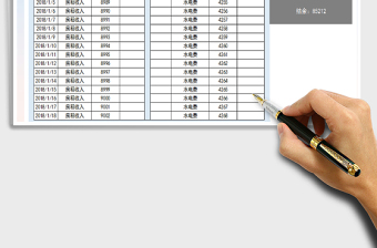 2025年财务收（支）明细结算表