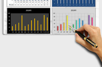 2025年柱形图图表合集
