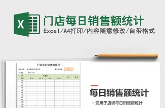 2025年门店每日销售额统计