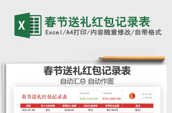 2025送礼记录excel表格大全