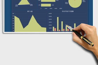 2025年公司财务收支预算数据图表