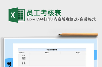 2025年员工考核表