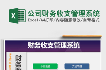 2024年公司财务收支管理系统