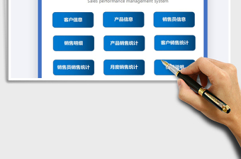 2025年销售管理系统-销售业绩统计