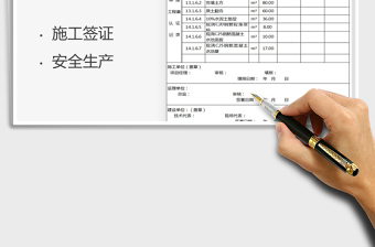 2025年合同内工程量签证计算表