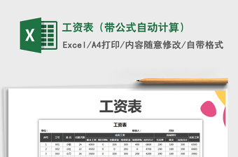 2025年工资表（带公式自动计算）免费下载