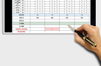 供货商报价对比申请表