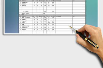 2025年装修工程报价预算表