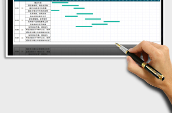 2024年工作计划项目进度表—工作计划表