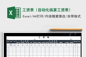 2025年工资表（自动化核算工资表）