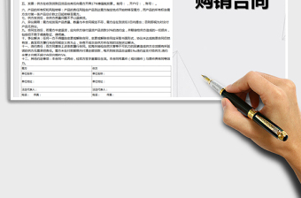 产品购销合同-模版