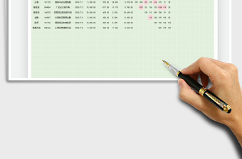 2024年理财基金每日收益分析表免费下载