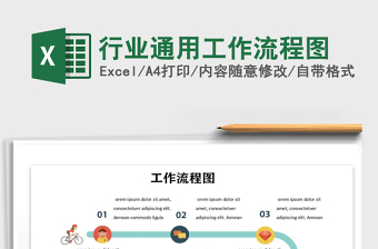 2025年行业通用工作流程图