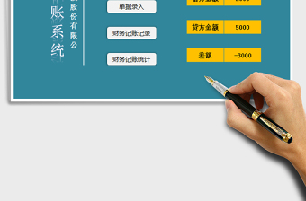 2025年财务记账管理系统（窗体录入）