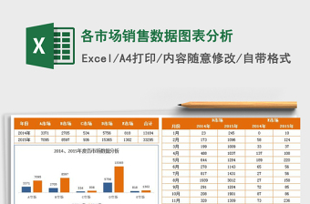 2024年各市场销售数据图表分析免费下载