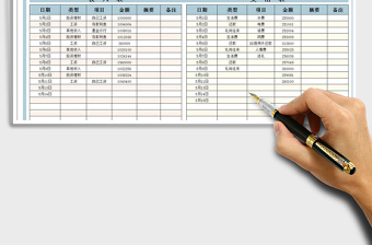 2025年常用收支表-日记帐