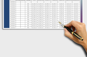 2025年资金流水账财务收支分配表