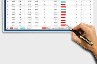 2024年工作进度计划表（含公式）