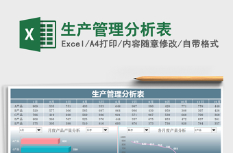 生产管理分析表