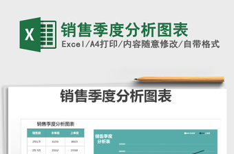 2025年销售季度分析图表