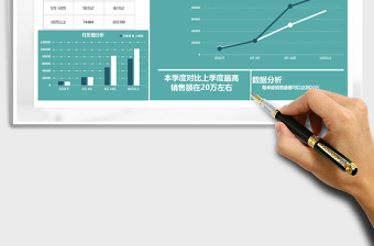 2025年销售季度分析图表