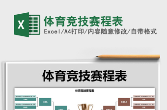 2024年体育竞技赛程表