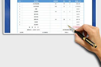 2025年培训费用审批表