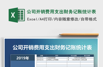 2025开支记账excel表格大全