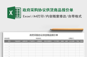 2025年政府采购协议供货商品报价单