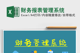 2025年财务报表管理系统