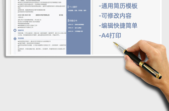 2024年个人求职简历通用模板-财务会计